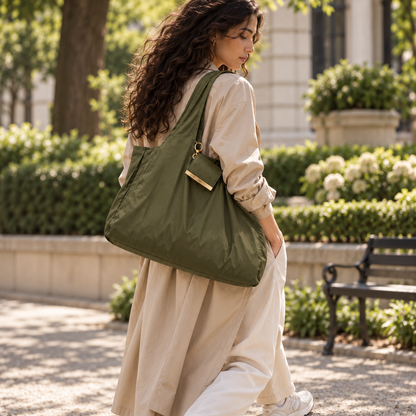 Roll-Up Foldable Tote Bag