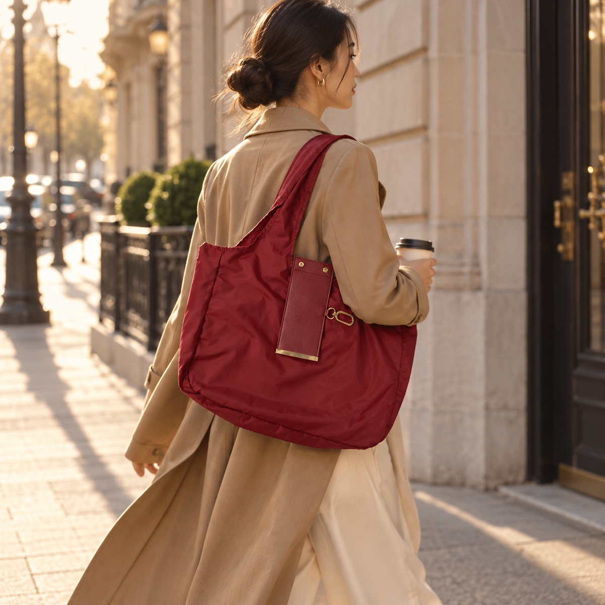 Roll-Up Foldable Tote Bag