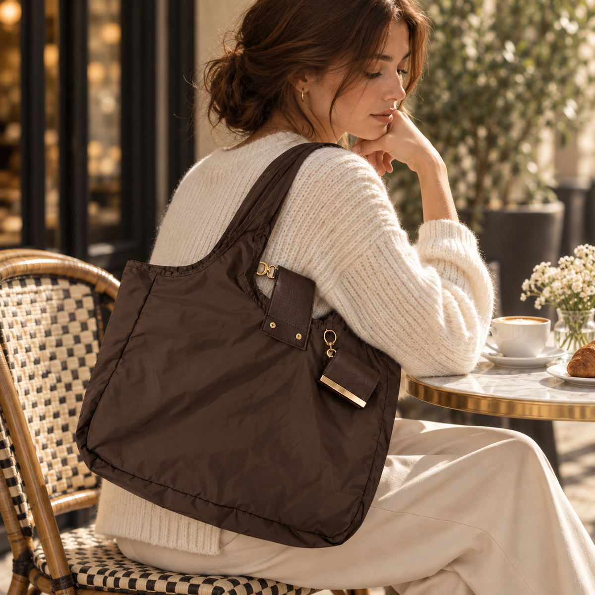 Roll-Up Foldable Tote Bag